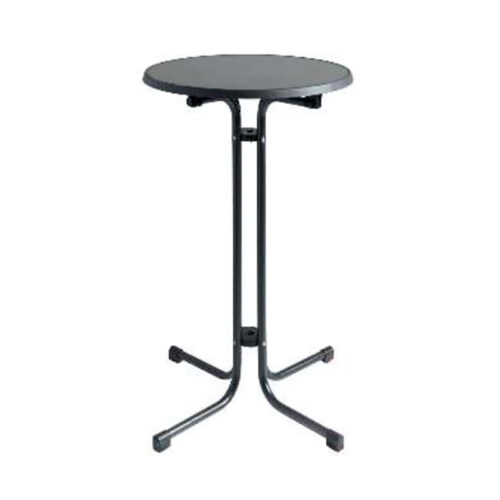 Standing table black, plastic
